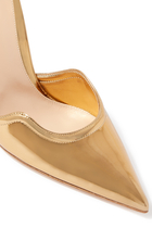 حذاء كلاسيكي لوكريزيا 105 جلد لامع بتصميم غير متماثل